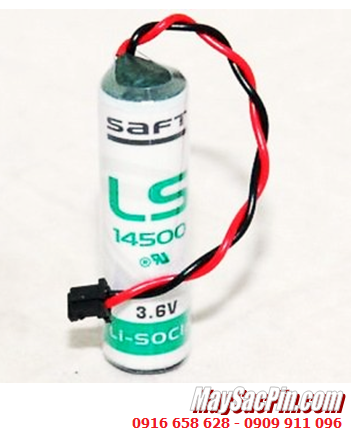 Saft LS14500 (Zắc DF1.35-2P); Pin nuôi nguồn Saft LS14500 lithium 3.6v AA 2600mAh _Xuất xứ Pháp